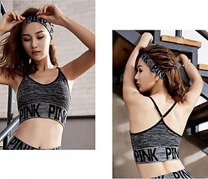 Áo thể thao nữ hai dây Pink P1706 Sportslink