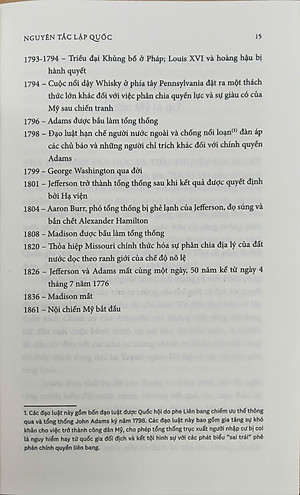 Sách - Nguyên tác lập quốc (Những tư tưởng căn bản của các nhà lập quốc Hoa Kỳ) (Nhã Nam Official)