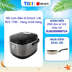 Nồi cơm điện tử Elmich 1,8L RCE-1790 - Hàng chính hãng