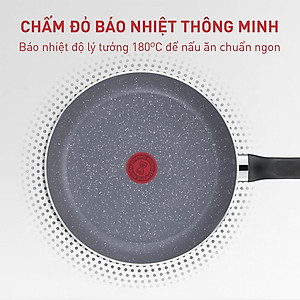 Chảo sâu lòng chống dính Tefal Natura 28cm, dùng cho bếp gas và hồng ngoại- Hàng chính hãng