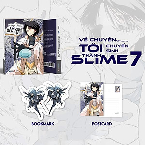 Sách - Về Chuyện Tôi Chuyển Sinh Thành Slime - Tập 7 - Tặng Kèm Bookmark + Postcard