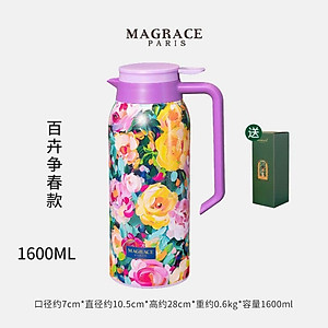 Bình nước giữ nhiệt Magrace Paris 1.6 Lít Hàng chính hãng
