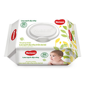 Combo 12 Khăn Ướt Dịu Nhẹ Cho Trẻ Sơ Sinh Huggies (80 Tờ/Gói)