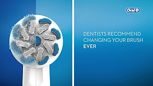 Cho máy Oral B Braun, bộ 4 Đầu Bàn Chải đánh răng điện thay thế MIHOCO EB60-P New Gum Care, sợi cước siêu mềm, cho răng lợi nhạy cảm