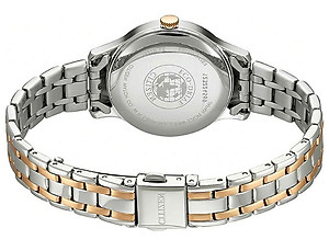 Đồng Hồ Nữ Citizen Đính Đá Swarovski Dây Thép Không Gỉ EM0896-89Y - Mặt Xà Cừ