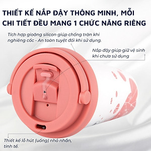 Cốc (Ly) cách nhiệt, giữ nhiệt DandiHome inox 304 (500ml)