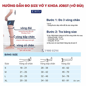 [Da nhạy cảm] Vớ y khoa đùi silicone JOBST Opaque Sensitive - Mỏng,màu da,kín ngón, 20-30mmHg,giãn tĩnh mạch