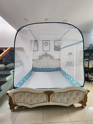 Màn Chụp Đỉnh Vuông Cao Cấp Mộc Miên ( video , hình thật )