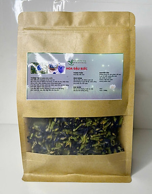 Trà hoa đậu biếc sấy khô ( Hoa đậu biếc khô) - Sản phẫm hữu cơ tự nhiên - Gói 1kg