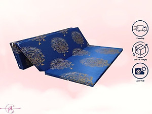 Nệm PE Hàn Quốc Cao Cấp Gấp 3 Dày 3cm - 5cm - 9cm Đủ Size Giao Màu Ngẫu Nhiên