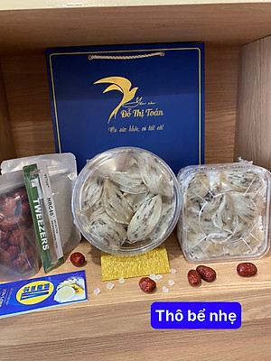 Yến thô bể nhẹ hộp 100gr- Mua yến giá tiết kiệm - Ăn yến giúp sạch phổi - Tặng kèm đường táo nhíp - Yến sào Đỗ Thị Toán