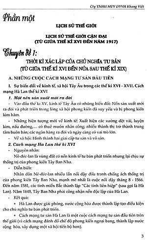 Sách Bồi Dưỡng Học Sinh Giỏi Lịch Sử Lớp 8 (Tái Bản)