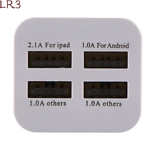 Củ Sạc nhanh 5.1A với 4 trong 1 Cổng Usb Cho Điện Thoại IPAD TABLET - miếng lót chuột