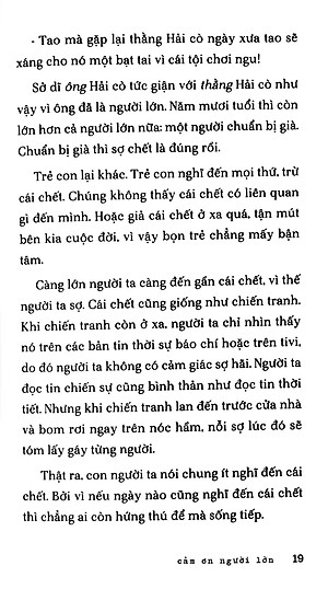 Sách Cảm Ơn Người Lớn (Bìa Mềm)