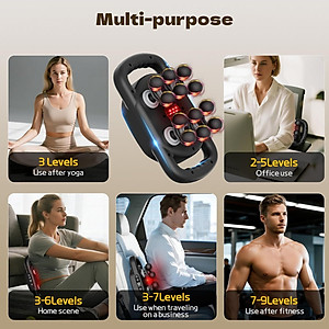 [Tặng củ sạc + cáp sạc] Máy Massage Toàn Thân Cầm Tay , Máy Mát Xa Đấm Lưng, Chân, Tay, Vai, Cổ 12 Đầu, 16 Đầu, 20 Đầu, 22 Đầu GDV - Hàng Chính Hãng