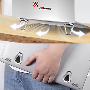Giá đỡ tản nhiệt laptop mini eXtreme GL1201 nâng cao laptop với 2 mức độ cao - Hàng chính hãng