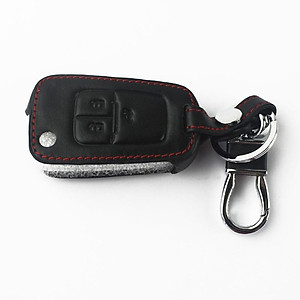 Bao Da Chìa Khóa Dành Cho Xe Chevrolet Cruze, Spark (Da Thật) Logo 3D