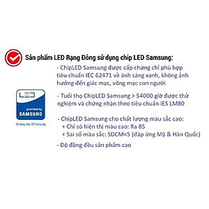 Đèn bàn (đèn học chống cận) LED Rạng Đông, Chống cận thị - Ánh sáng Trắng