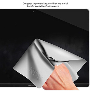 Vải Microfiber Vệ Sinh Màn Hình Và Chống Bụi Cho Bàn Phím Macbook Air/ Pro 13", 15", 14'', 16" Full Model - Hàng Chính Hãng