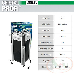 Lọc Thùng JBL CristalProfi Greenline Filter Cao Cấp