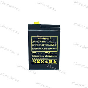 Ắc Quy LONG WP5-6 6V-5AH Bình ắc quy khô 6V cho xe điện trẻ em ,đèn khẩn cấp,quạt sạc
