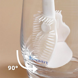 Cây Cọ Silicone Rửa Cốc Chén Ly Chai Lọ Thuỷ Tinh Đa Năng Vệ Sinh Bình Sữa Ấm Trà Sạch Đáy Góc Hẹp