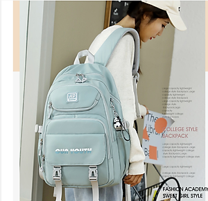 Balo nữ sinh đi học không thấm nước cao cấp phong cách hàn quốc 15.6"