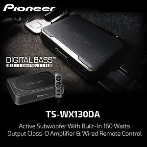 Loa sub gầm ghế ô tô, xe hơi nhãn hiệu Pioneer cao cấp TS-WX130DA