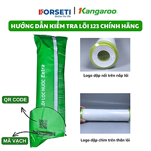 Lõi Số 1 - 10'' PP - 5 micro Kangaroo K28 - Hàng chính hãng