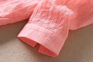 Áo đũi nữ Haint Boutique, Áo sơ mi nữ cổ V xinh phong cách vintage Sm99