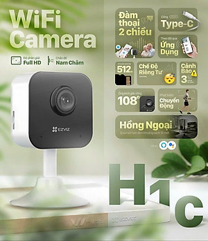 Camera Wifi Ezviz CS-H1C (2.0MP) - Hàng chính hãng