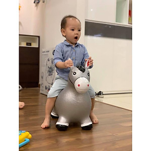 Thú nhún trẻ em cao cấp Toyshouse PA1012 - Tiêu chuẩn Xuất khẩu Mỹ (ASTM) và Châu Âu (EN71)- Đồ chơi vận động cho bé từ 8 tháng