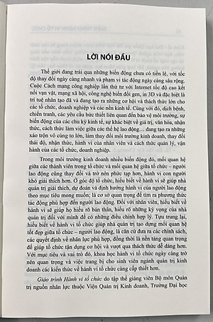 Sách - Giáo Trình Hành Vi Tổ Chức