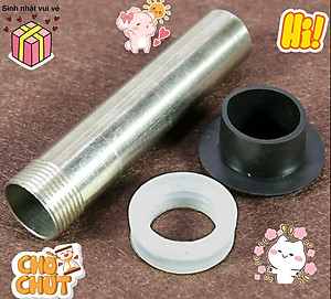 Bộ - Ty - gioăng (ron) silicon - cao su chịu nhiệt phi 27 dùng cho máy nước nóng năng lượng mặt trời 