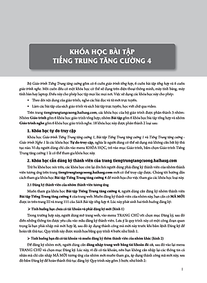 Giáo Trình Tiếng Trung Tăng Cường - Bài Tập Tổng Hợp 4 (Tặng kèm Khóa học Online)