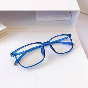 Kính mắt vuông nhựa siêu dẻo, siêu nhẹ cho Nam và Nữ (Xanh)