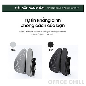 Tựa Lưng Ghế Văn Phòng Công Thái Học Đệm Tựa Lưng Văn Phòng