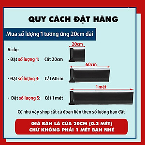 Dải Chắn Nước Silicon-thanh ngăn nước nhà tắm cỡ đại CAO 10CM sẵn keo cường lực bóc dán dán tiện lợi