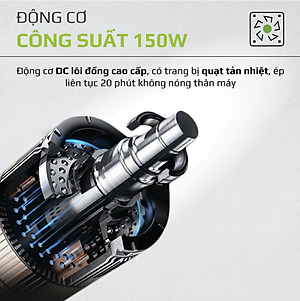 Máy Ép Chậm Olivo SJ22 Thương Hiệu Mỹ Ép Rau Không Lo Kẹt Máy Ép Kiệt 99% Dễ Vệ Sinh Công Suất 150W - Hàng Chính Hãng