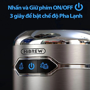 HÀNG CHÍNH HÃNG - Máy pha cà phê espresso bán tự động, thương hiệu Mỹ HiBREW cao cấp - H11