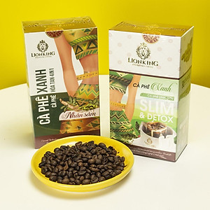 Cà phê xanh phin giấy LIONKING 15g * 10 gói