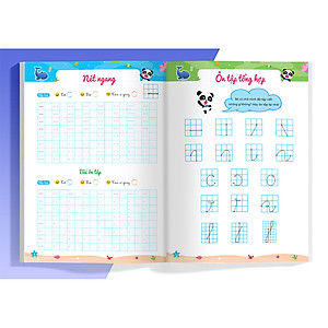 Sách Phiếu Luyện Viết Cùng Gấu Kiki 1. Luyện Viết Các Nét Cơ Bản