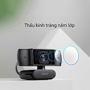 Webcam RAPOO C200 độ phân giải HD 720P - Hàng chính hãng