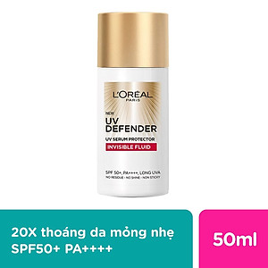 Dưỡng Chất Chống Nắng L'Oreal Paris Uv Defender Serum Protector Invisible Fluid 50ml
