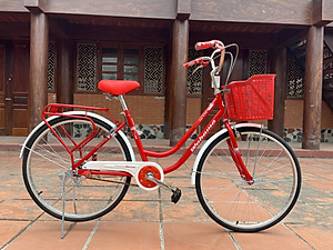 Xe đạp mini Wahama KOREA HQ 24/26 inch - Tặng khóa bánh sau, đồ lắp xe