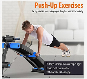 BG Ghế tập bụng ALL MODEL - Máy tập thể dục, thể hình, tập gym đa năng phù hợp cho cả nam và nữ