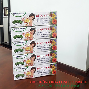 Bột Cắm Hoa Lily Tươi Lâu, Hiệu Longlife nhập khẩu Isarel (Bộ 30 gói)