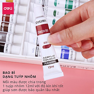 Màu Acrylic Chuyên Nghiệp Deli - 12/18/24 Màu - 73856/73857/73858