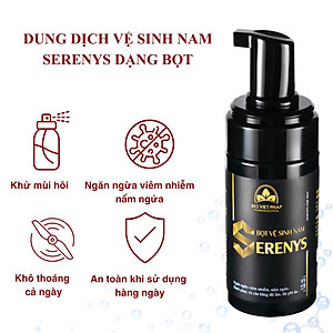 Combo 2 Bọt Vệ Sinh Nam Serenys 100ml – Dịu Nhẹ, Dễ Chịu