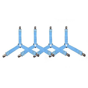 Bộ 4 kẹp ga giường drap chống xê dịch có đệm nhựa